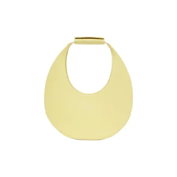 Staud Patent Leather Handbag Women's Yellow