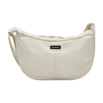 New Balance Nylon Hobo Bag, Shoulder Bag, Crossbody Bag Trumpets Unisex Cream