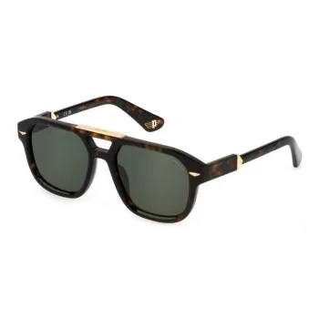 Police Plastic Aviator Sunglasses Unisex Black