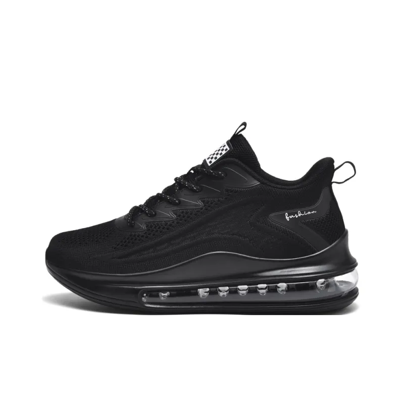 BIANSULONG Cushioned Slip-Resistant Abrasion-Resistant Low-Top Full-Length Air Cushion Casual Running Shoes Men's-9