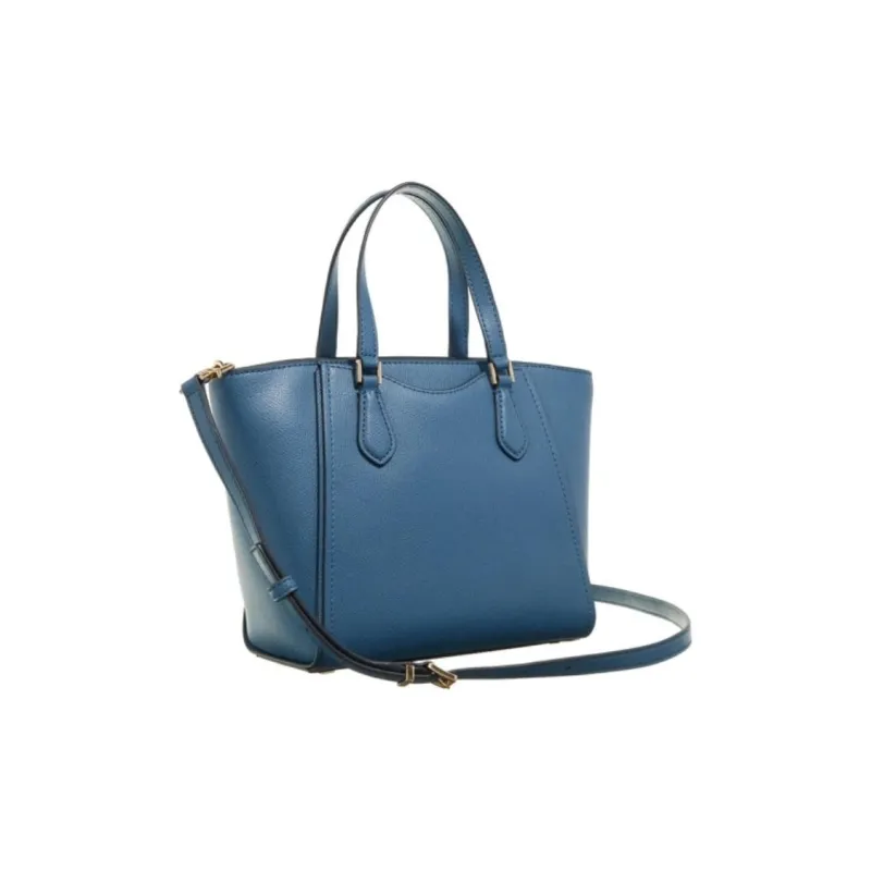 MICHAEL KORS Leather Handbag Small Size Women's Blue-1