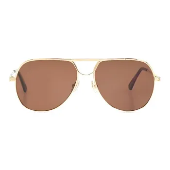 En Goose Deluxe Brand Aviator Frame Sunglasses