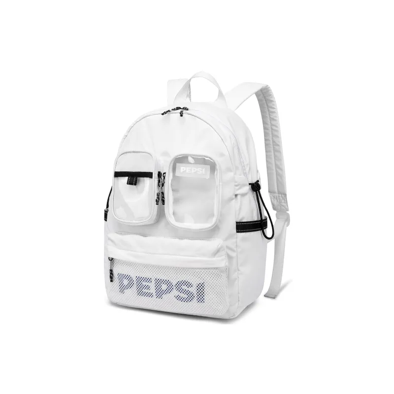 Pepsi Nylon Backpack Regular Unisex White/Black-1