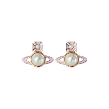 Vivienne Westwood Brass Earrings Women's Pink