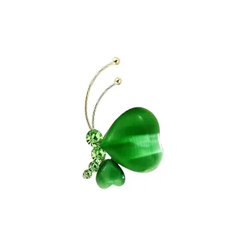 ROYALSASA Copper, Faux Crystal Brooches Women's