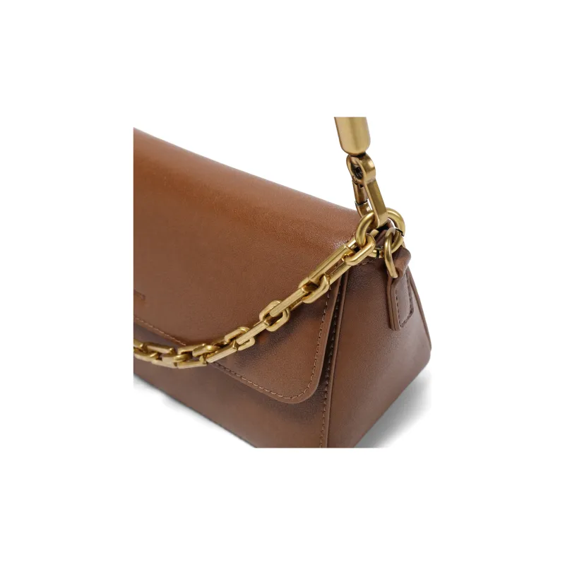 BELLE Cow Split Leather Bonded Synthetic Leather Shoulder Bag Crossbody Bag Medium Size Women's Multicolor-17