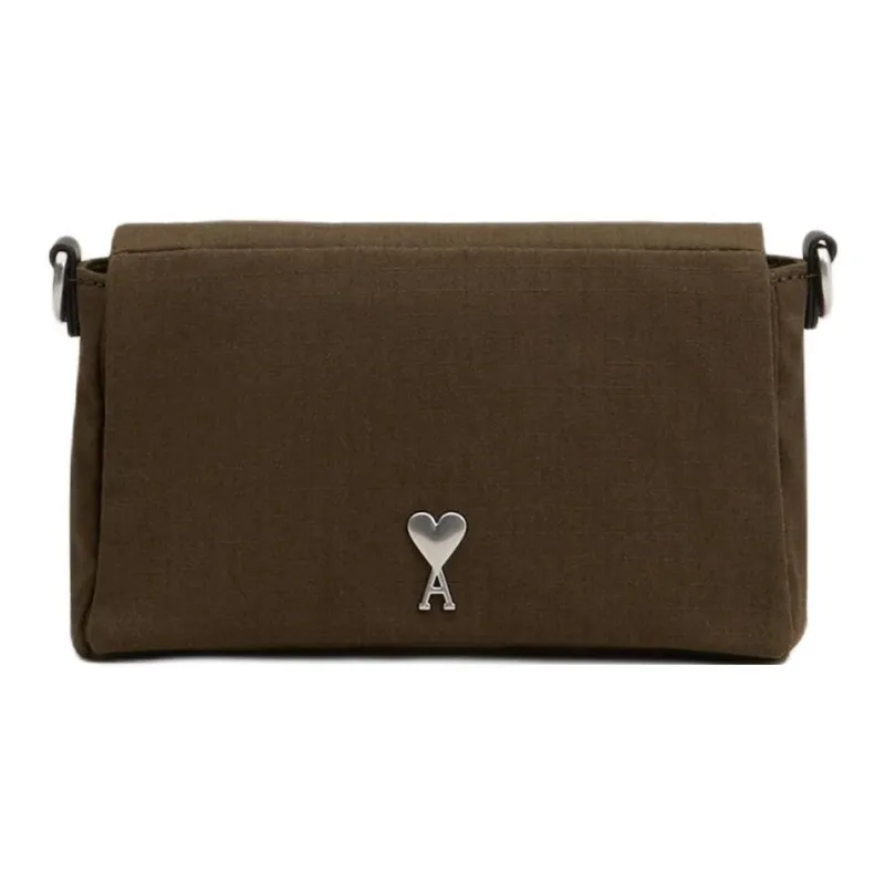 AMIPARIS Polyester Shoulder Bag Crossbody Bag Unisex Black Olive-0