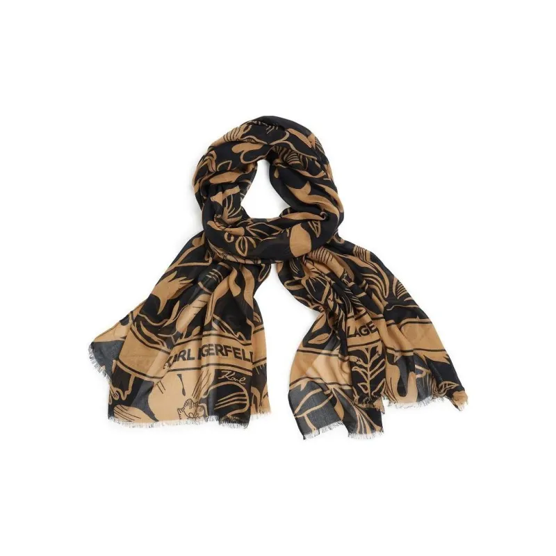 KARL LAGERFELD / Karl Lagerfeld Jeans K/Essential Printed Scarf-1