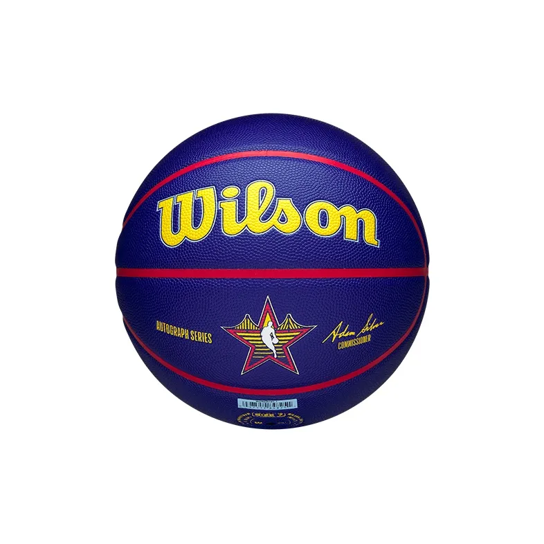 Wilson All Star PU Basketball White Size 7 Ball Training Competition Unisex-5