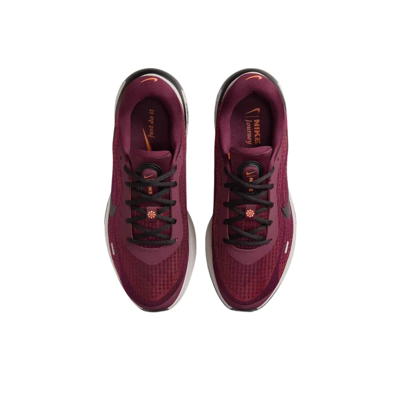 Nike Journey Run Burgundy Crush Monarch Total Orange Black-3