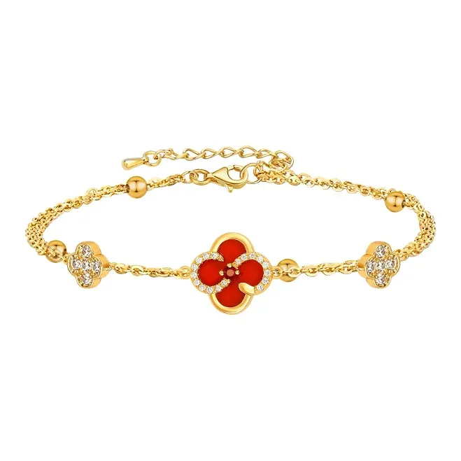 XIUJUEYINYUAN DL Synthetic Agate, Alloy Bracelets Women's-6