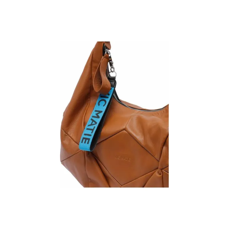 Vic Matie Calfskin Shoulder Bag Women's Brown-3