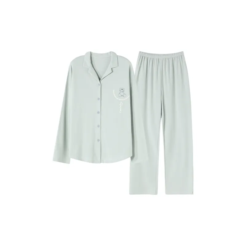 GOSO Pajama Set Women's Light Green-0