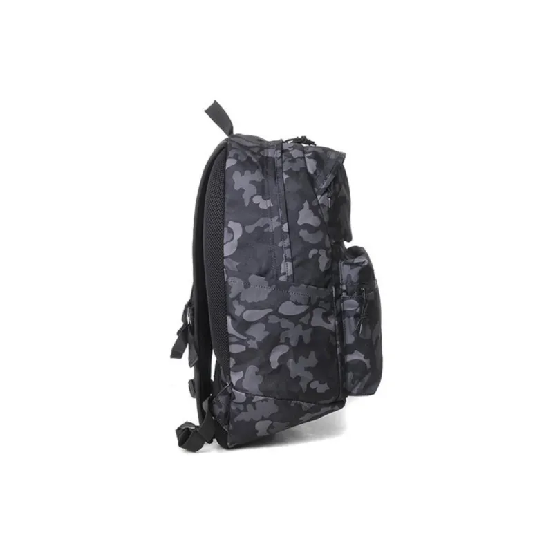 Converse Polyester Backpack Unisex Black Camouflage-2