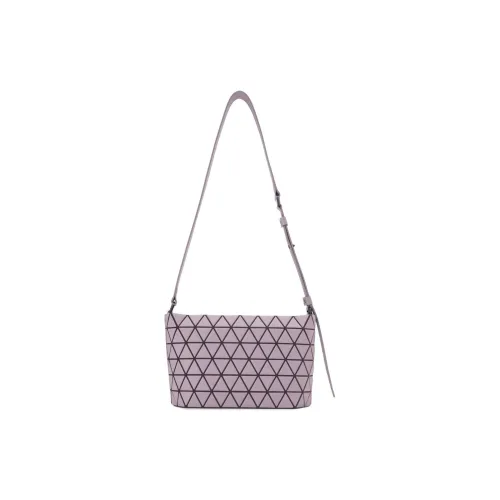 ISSEY MIYAKE Artificial Leather Shoulder Bag Women's Gray Pink