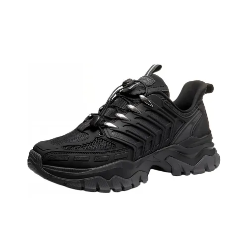 TOREAD Anti Slip Wear Resistant Low Top Casual Shoes Men's Black