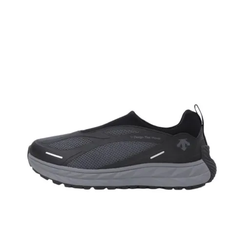 DESCENTE Terrain D Anti Slip Wear Resistant Low Top Casual Shoes Unisex Black
