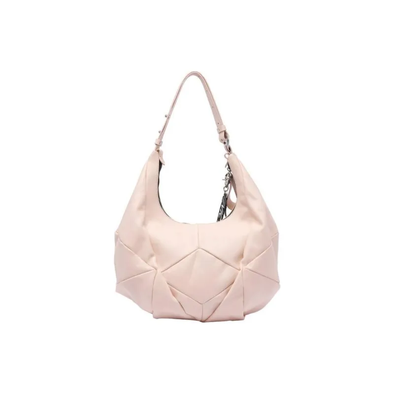 Vic Matie Calfskin Shoulder Bag Women's Pink-2