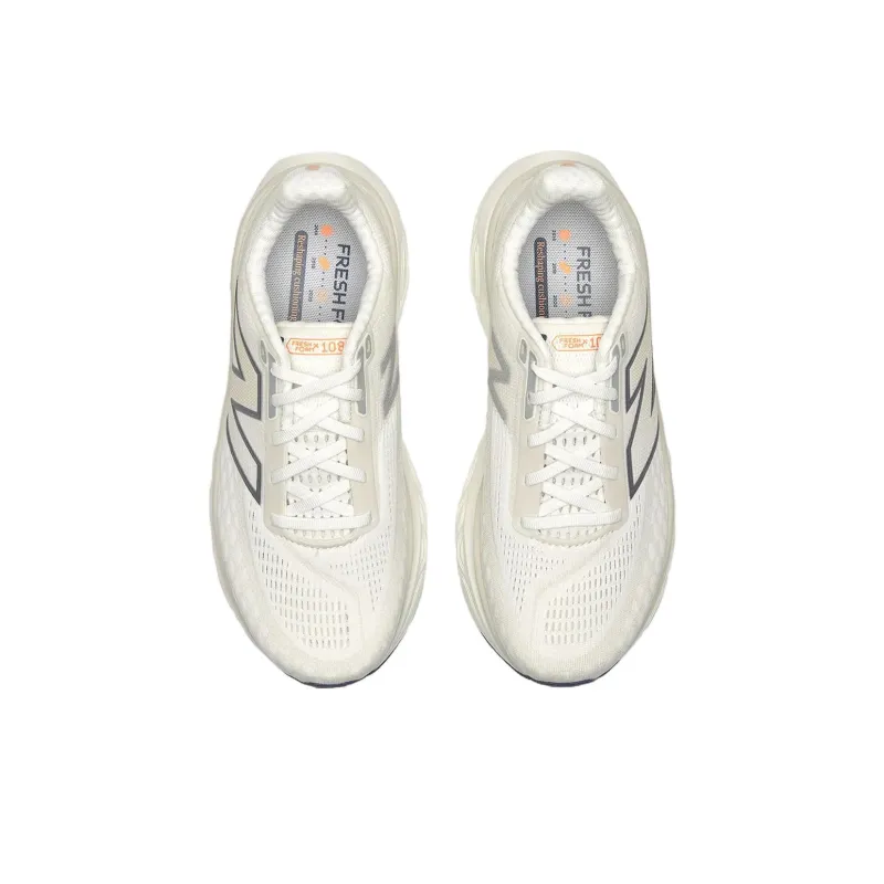 New Balance Anti Slip Wear Resistant Low Top Running Shoes Women's White Loose Fit-3