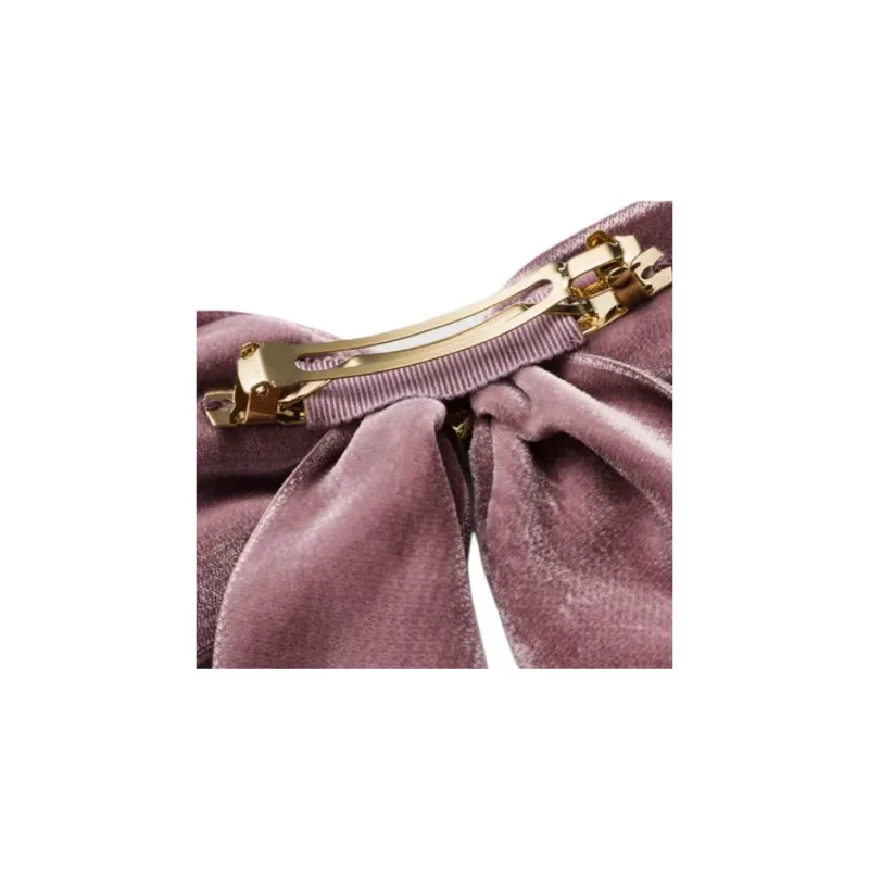 PRADA Metal Enamel Hair Clips Women's Pink-1