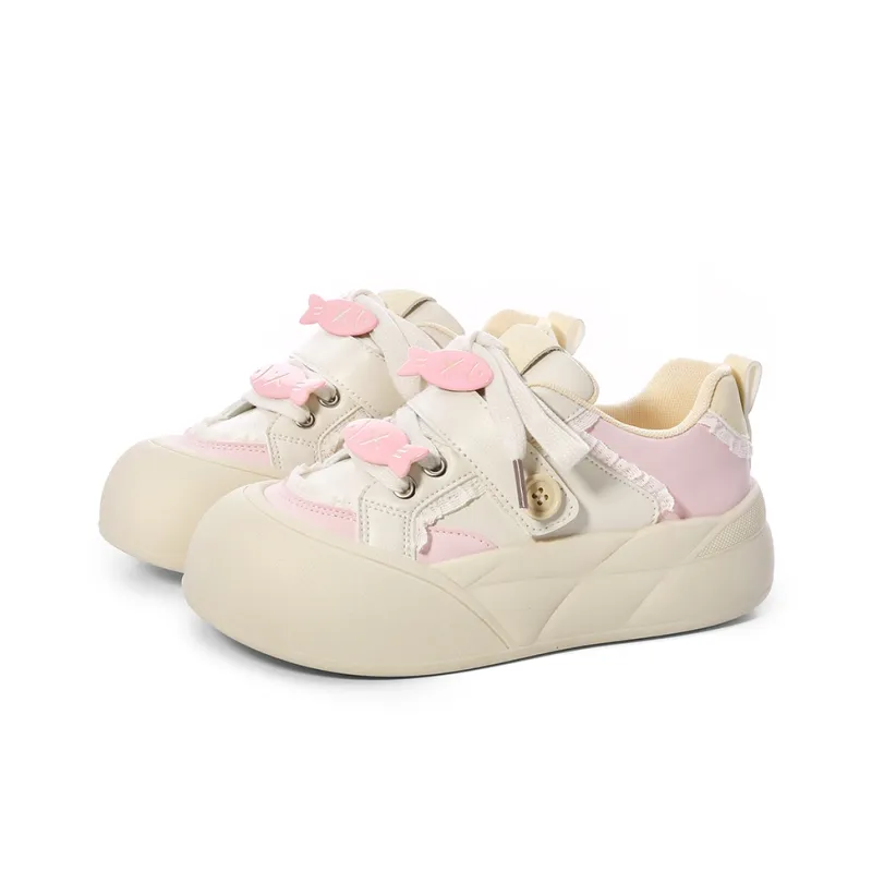 Lovely You Wear-resistant And Lightweight Low-Top Skateboard Shoes Women's Yellow Green-44