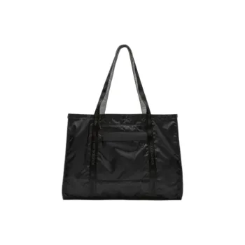 New Balance Nylon Tote Bag, Shopping Bag, Shoulder Bag Unisex Black
