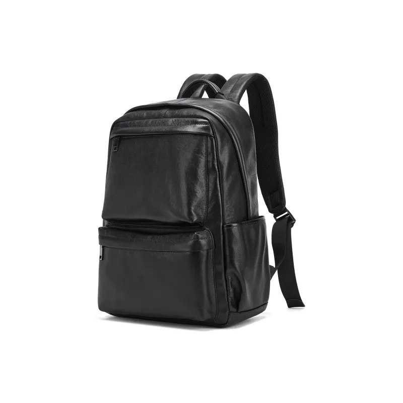 ROBERTA DI CAMERINO Cow Leather Backpack Regular Men's Black-1