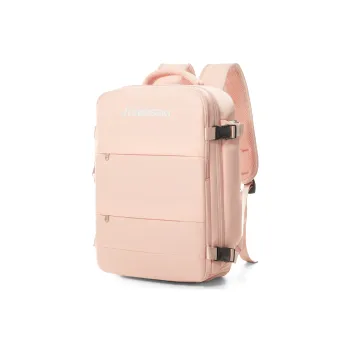 Kawasaki Fabric Travel Bag Backpack Hiking Bag Backpack Regular Unisex Pink/Black