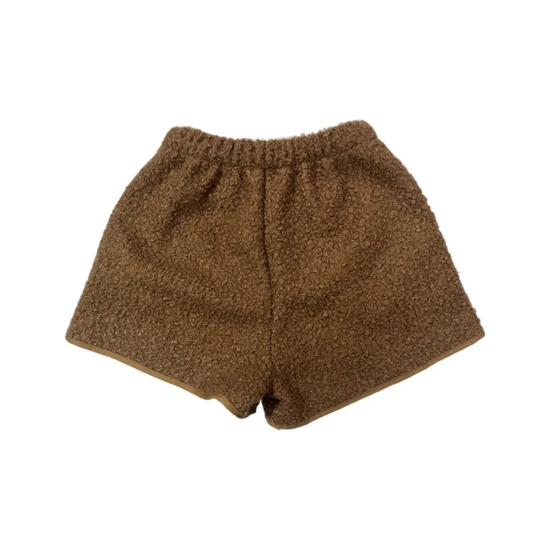 Ya Sheep People Casual Shorts Women's Coffee-5