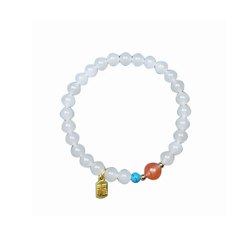 KUNYUYAO Hetian Jade Bracelets White Jade Unisex-0
