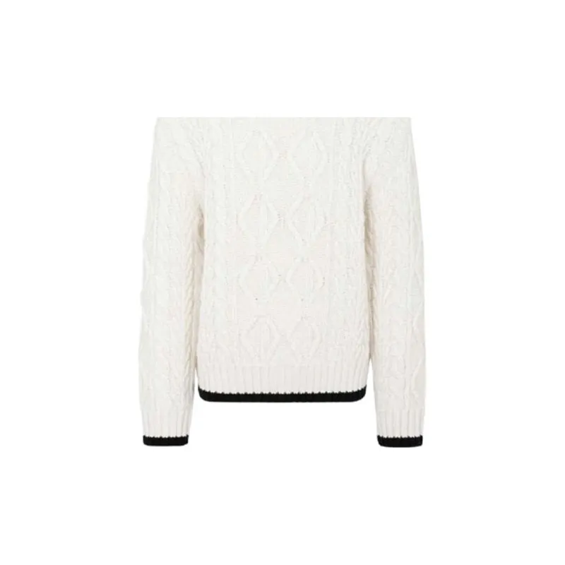 DIOR Quarterly New Products Cashmere Sweaters Men White-3