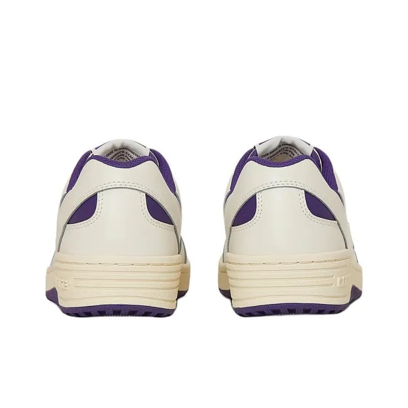 Converse Weapon Anti-Slip Wear-Resistant Low-Top Skateboard Shoes Unisex Beige White Purple-4