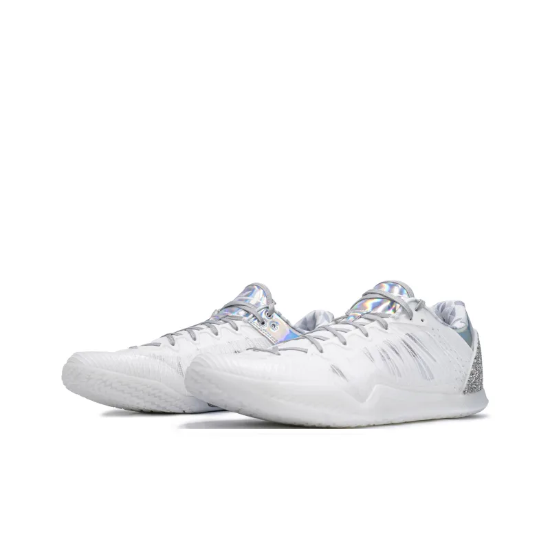 Serious Player Only Player 1 Cushioning Anti Slip And Wear Resistant Low Top Basketball Shoes Unisex White Gray-1
