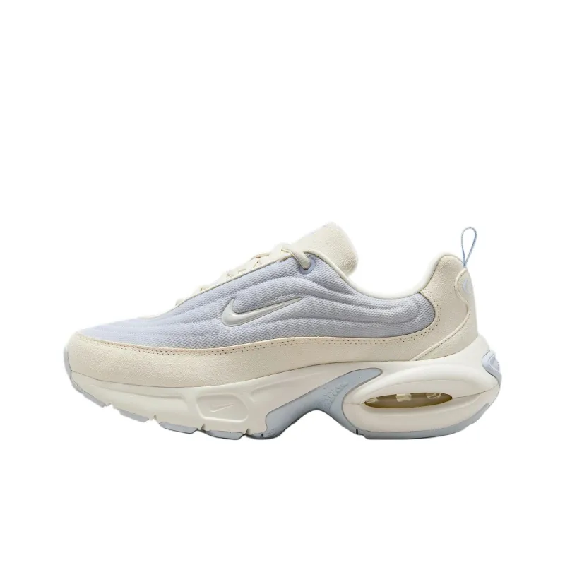 Nike Air Max Portal Anti Slip Wear Resistant Low Top Casual Running Shoes Women's Gray Beige-0