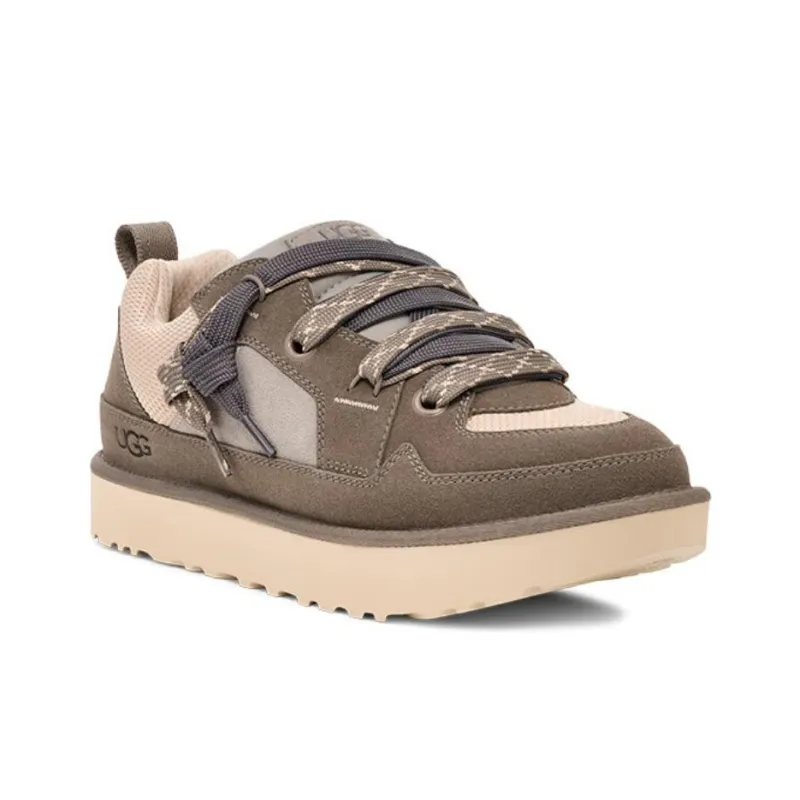 UGG Highland Slip Resistant Low Top Casual Shoes Men's Brown/Beige-3