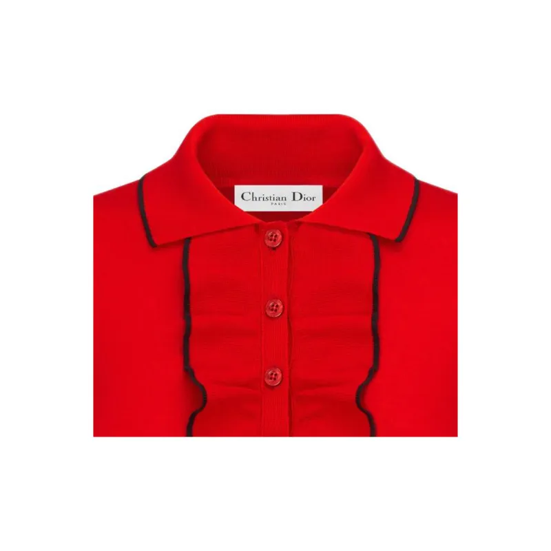 DIOR Cashmere Sweaters Women's Red-4