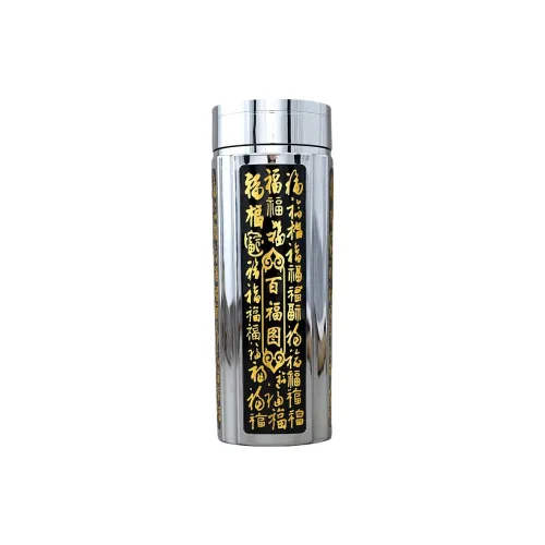 RONGJUN High-End Aesthetic Collection Luxurious Quality Chinese Style Hundred Blessings Silver Cup Silver 300ml