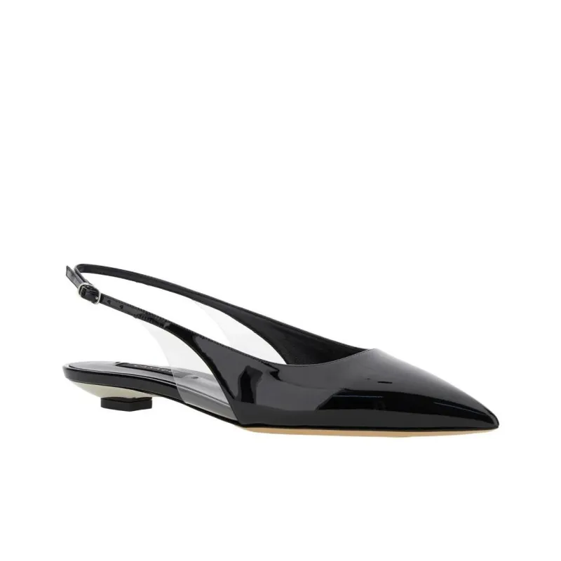 Casadei Slingback Ballet Flat Shoes Women's-2