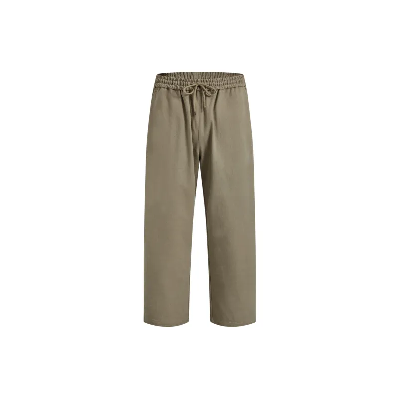 404MOB GANG Casual Pants Unisex Khaki-1