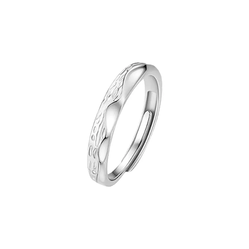 CLARKIA FLOWER S999 Fine Silver Rings Unisex-5