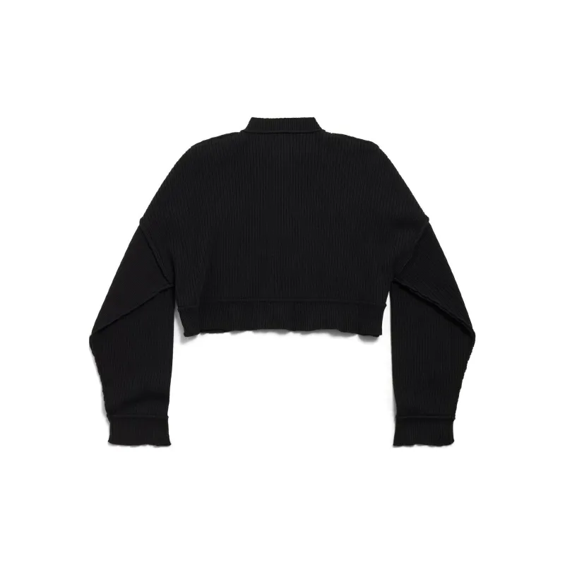 Balenciaga SS25 Knitwear Regular Fit Unisex Black-1