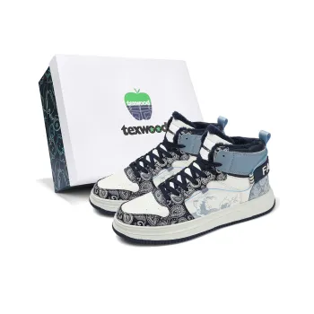 TEXWOOD Warm Anti-Slip And Wear-Resistant High-Top Skateboard Shoes Men's