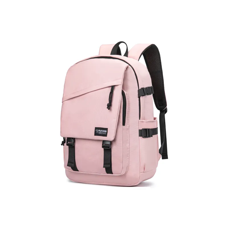 TUCANO Polyester Backpacks Large Size Unisex Black/White/Blue/Pink-10