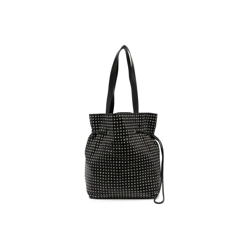 10 CORSO COMO Spot Print Leather Bucket Shoulder Bag-0