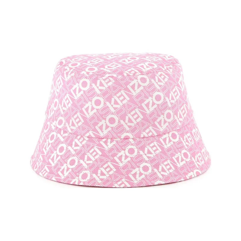 KENZO All over Logo Print Bucket Hat-0