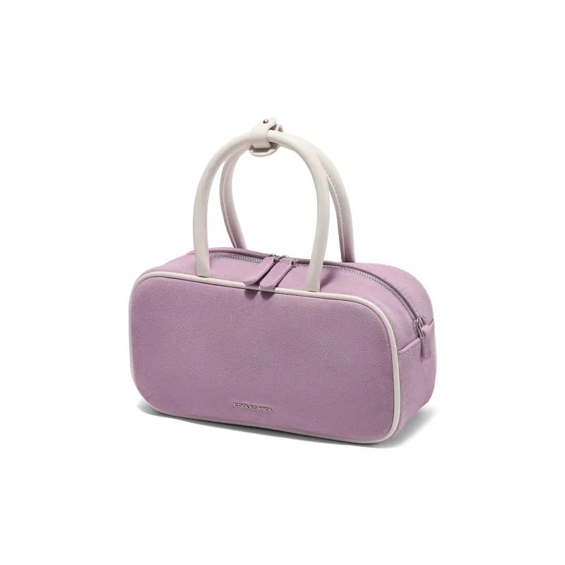 BELLE Cow Leather Boston Bag, Handbag, Crossbody Bag Small Size Women's Multicolor-9