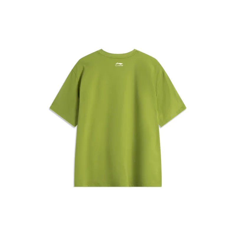 LiNing Sports Life Collection T Shirt Men's Locust Green-1