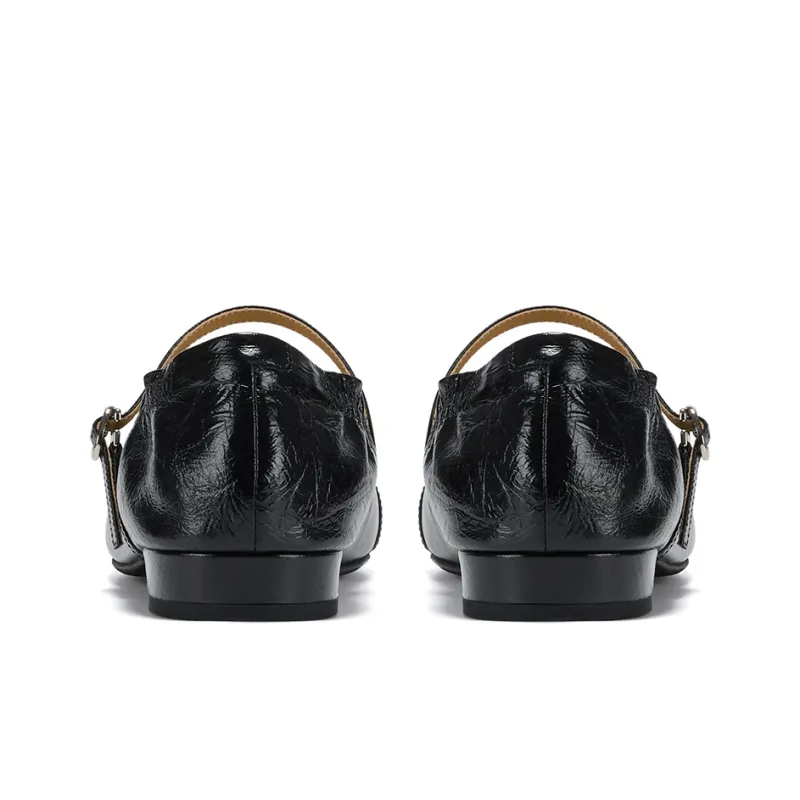 GG CC One Strap Mary Jane Shoes Ballet Unlined Shoes Women's-3