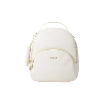 LIU·JO Polyurethane Backpack Women's Cream