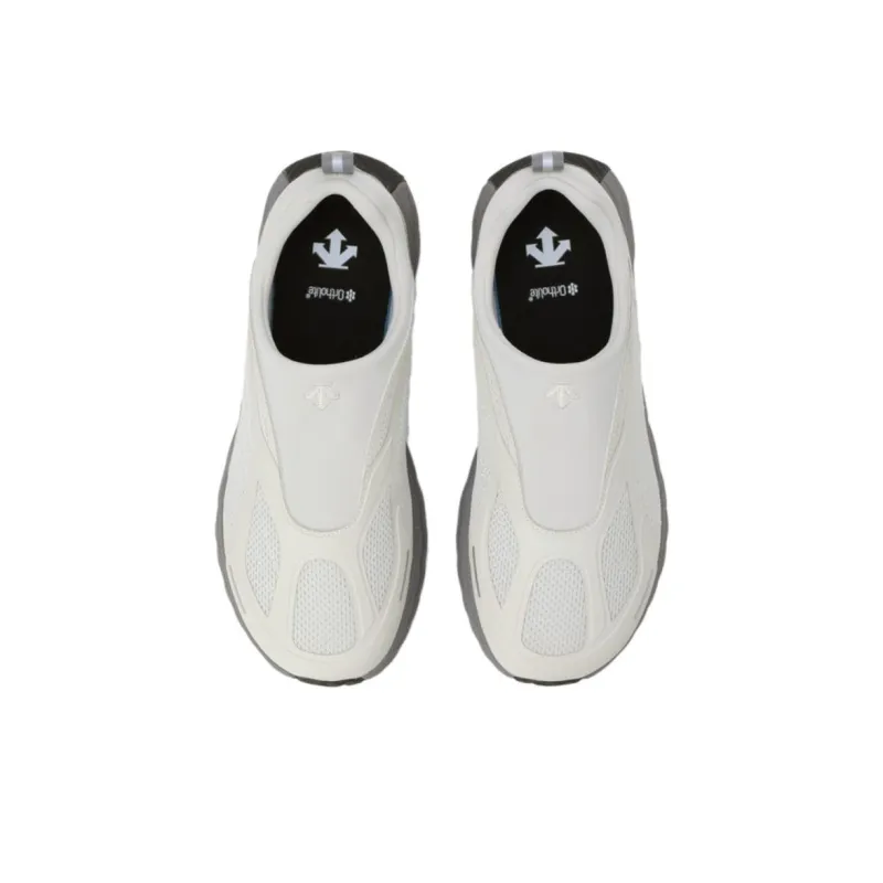 DESCENTE Terrain D Anti Slip Wear Resistant Low Top Casual Running Shoes Unisex White-3